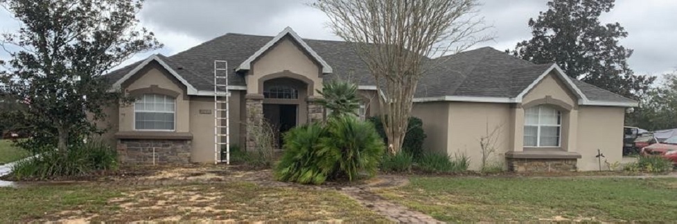 Licensed home inspector performing a home inspection in Orlando Florida